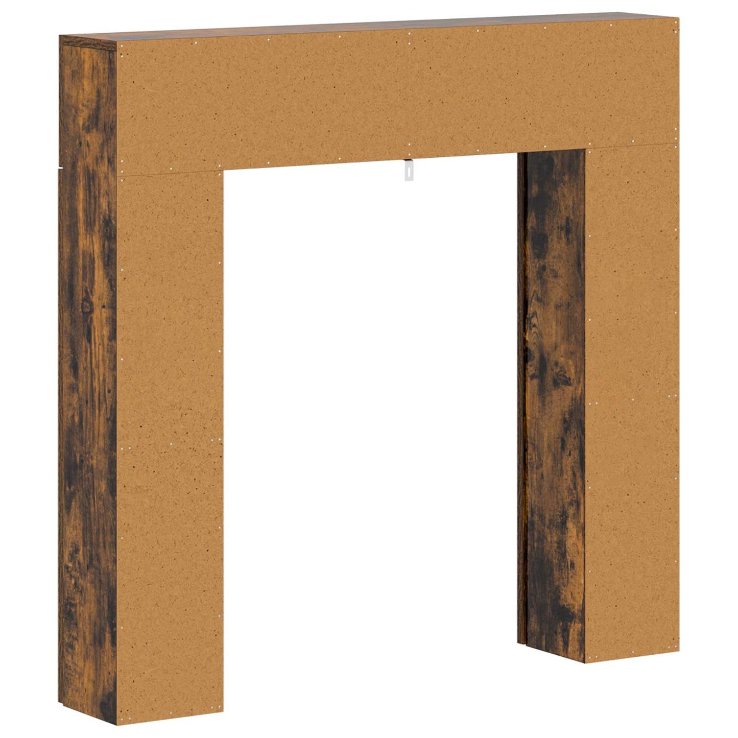Fireplace Surround Smoked Oak 102 x 18 x 100.5 cm