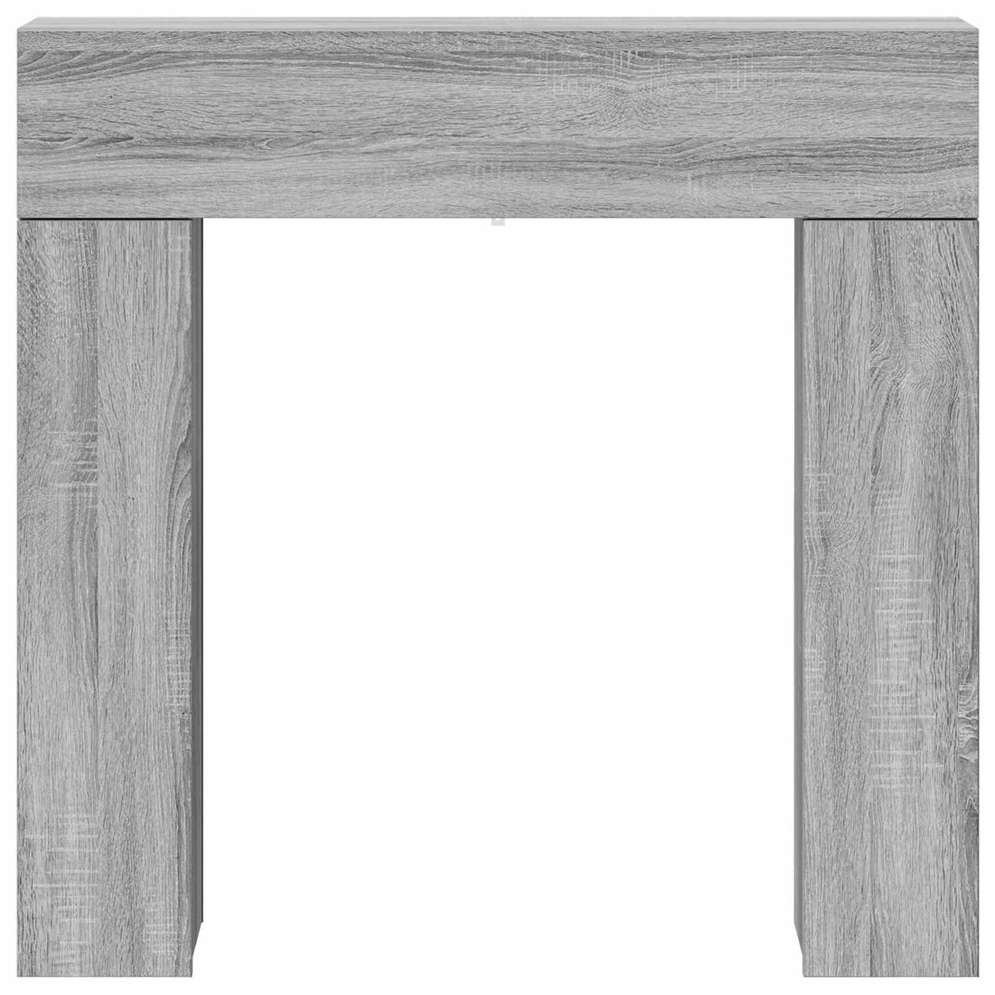 Fireplace Surround Grey Sonoma 102 x 18 x 100.5 cm