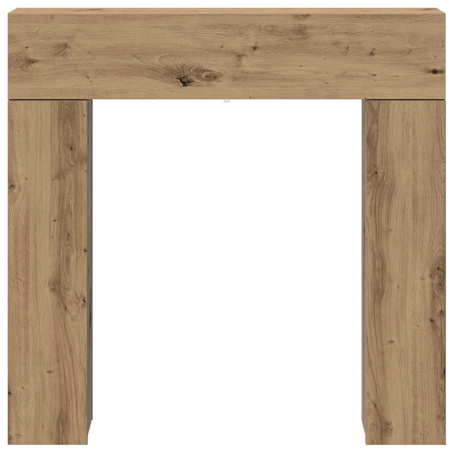 Fireplace Surround Artisan Oak 102 x 18 x 100.5 cm