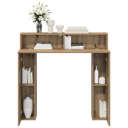 Fireplace Surround Artisan Oak 102 x 18 x 100.5 cm