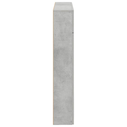 Fireplace Surround Concrete Grey 102 x 18 x 100.5 cm