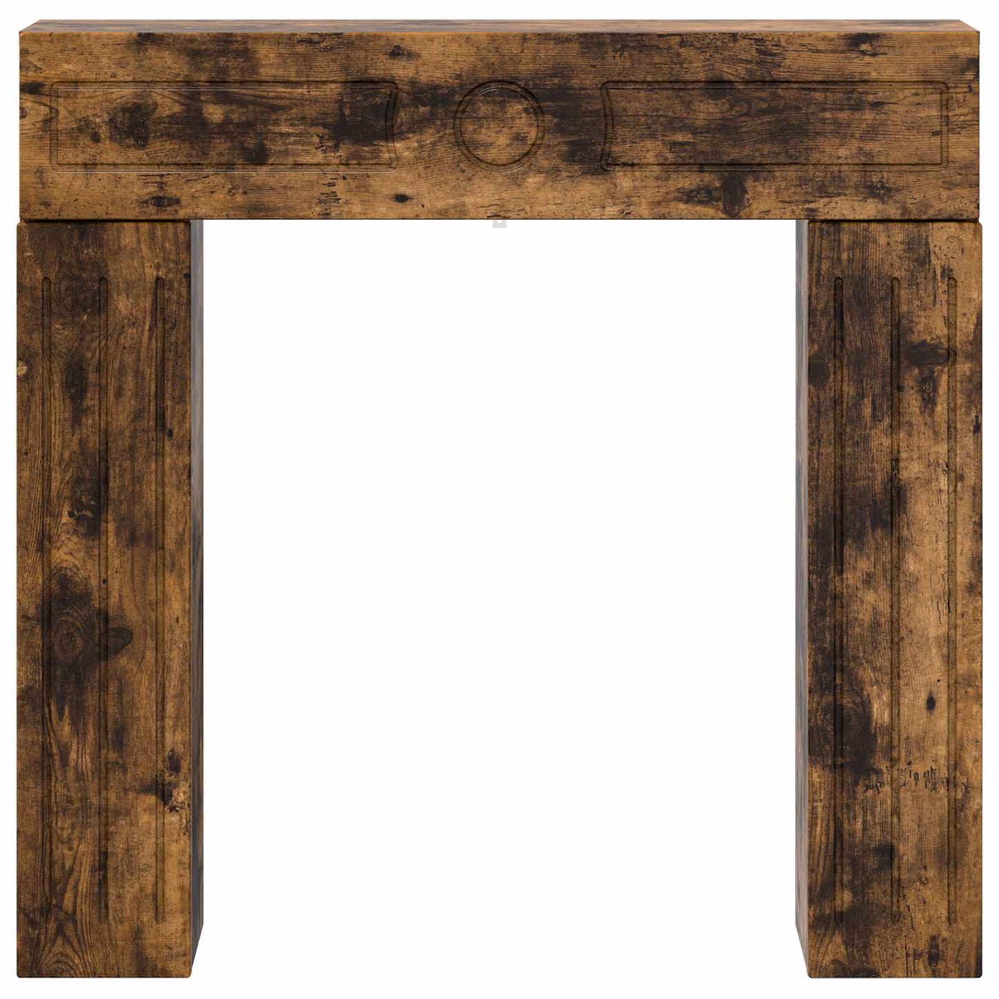 Fireplace Surround Smoked Oak 102 x 18 x 100.5 cm