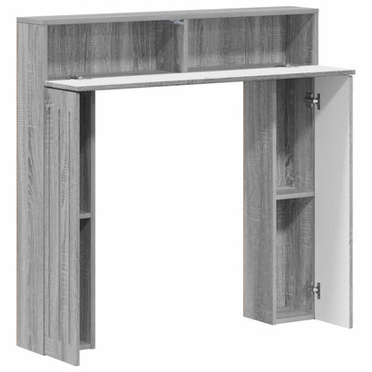 Fireplace Surround Grey Sonoma 102 x 18 x 100.5 cm