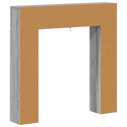 Fireplace Surround Grey Sonoma 102 x 18 x 100.5 cm