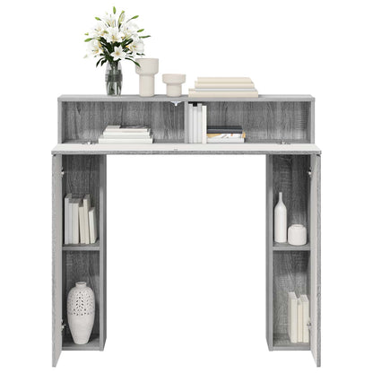 Fireplace Surround Grey Sonoma 102 x 18 x 100.5 cm
