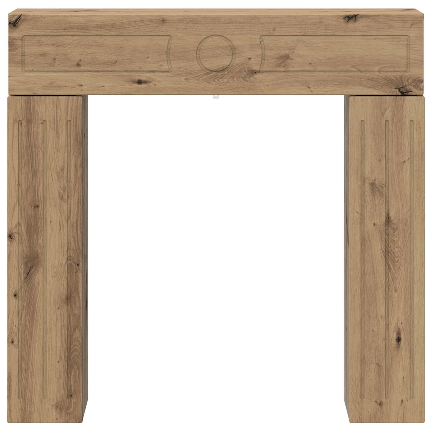 Fireplace Surround Artisan Oak 102 x 18 x 100.5 cm