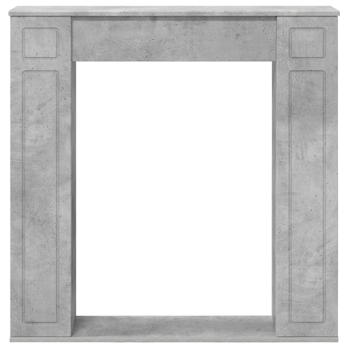 Fireplace Surround Concrete Grey 100 x 20 x 100 cm
