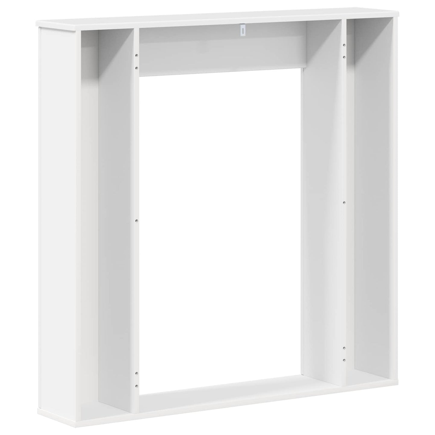 Fireplace Surround Gloss White 100 x 20 x 100 cm