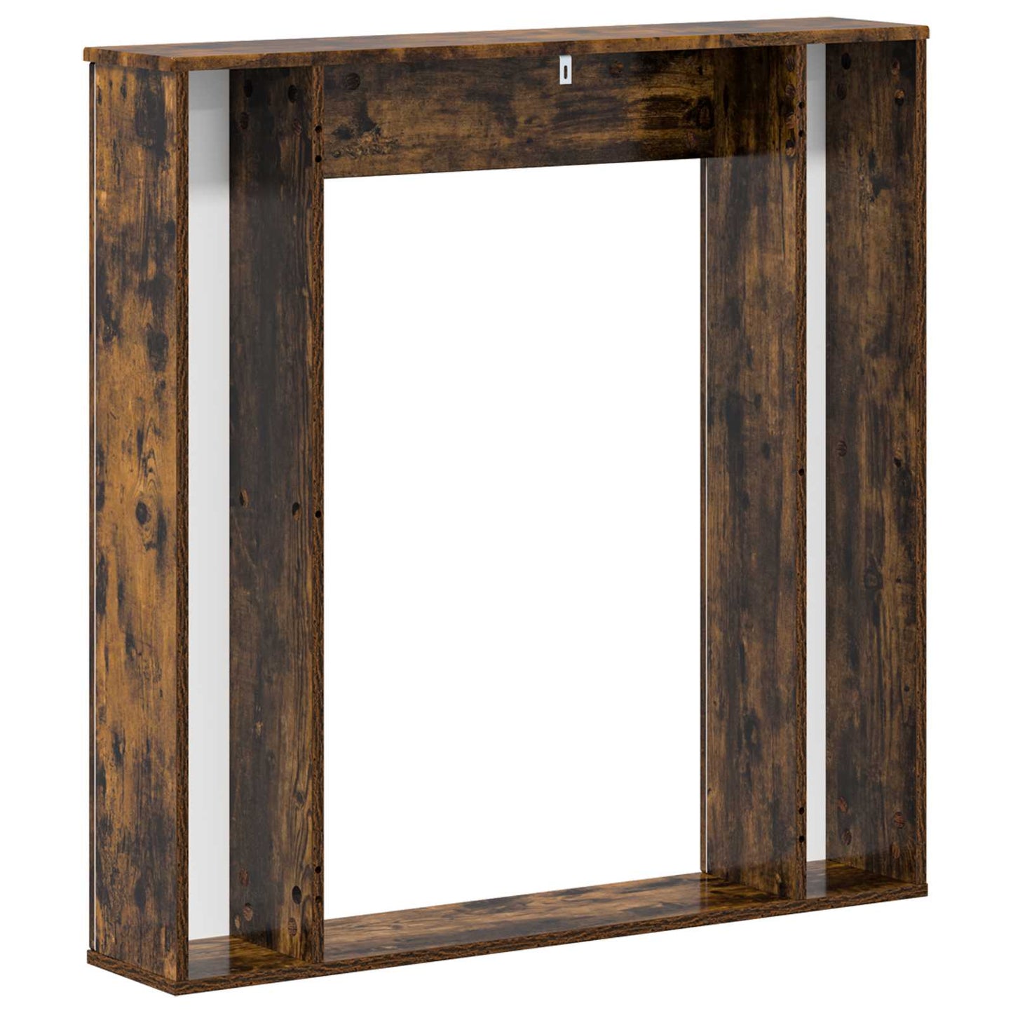 Fireplace Surround Smoked Oak 100 x 20 x 100 cm Engineered Wood