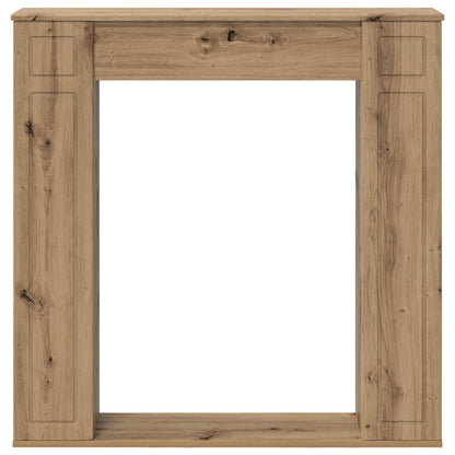 Fireplace Surround Artisan Oak 100 x 20 x 100 cm
