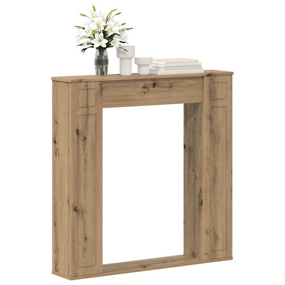 Fireplace Surround Artisan Oak 100 x 20 x 100 cm