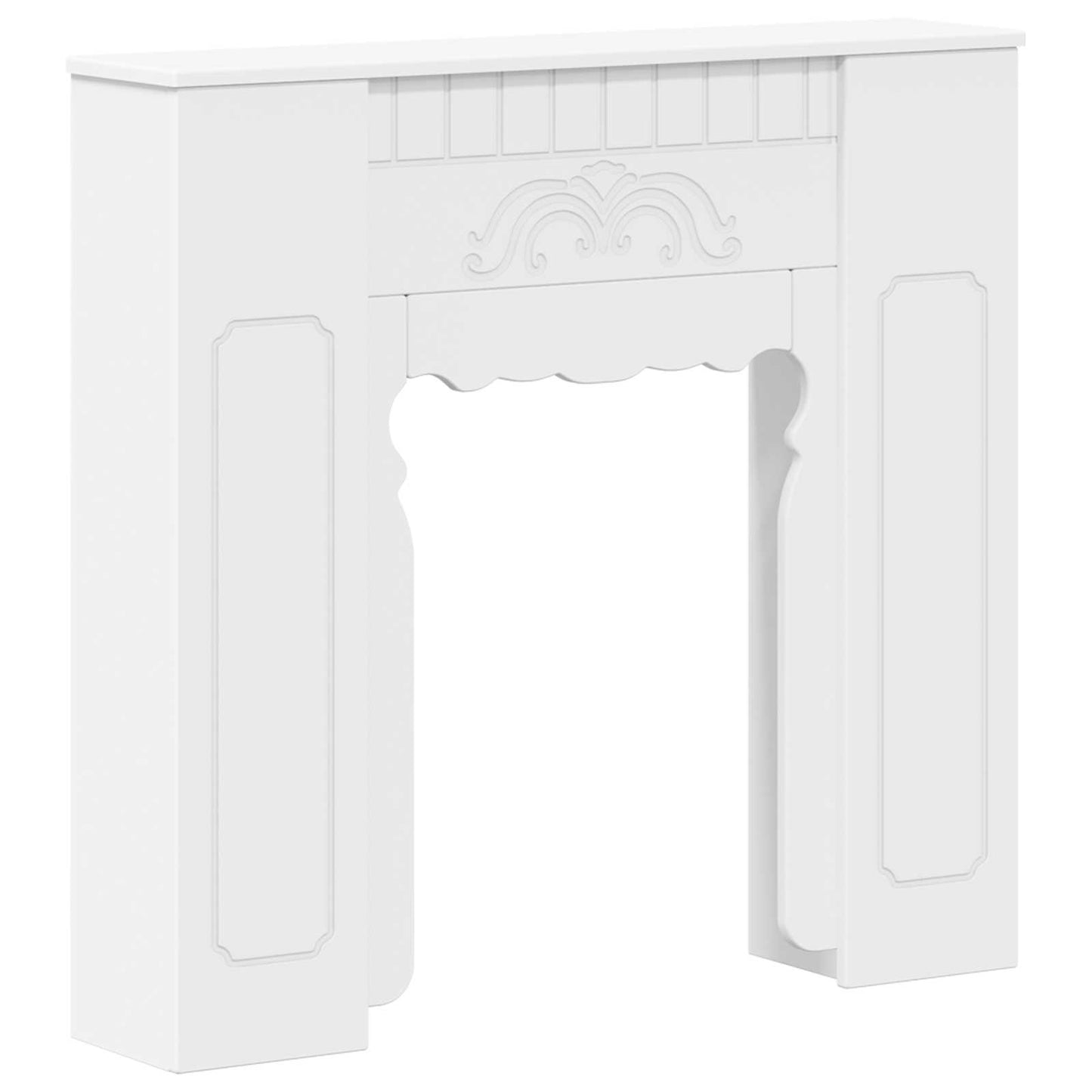 Fireplace Surround White 93 x 20 x 89 cm Engineered Wood