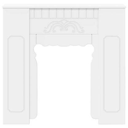 Fireplace Surround White 93 x 20 x 89 cm Engineered Wood