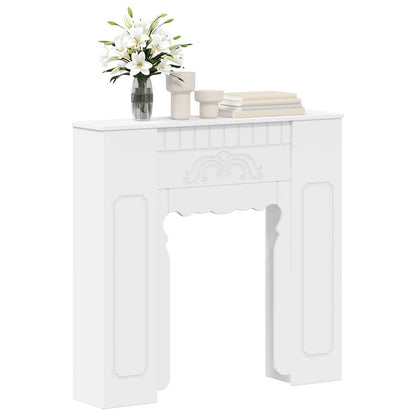Fireplace Surround White 93 x 20 x 89 cm Engineered Wood