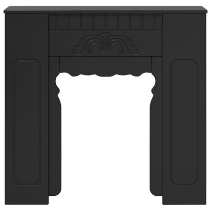 Fireplace Surround Black 93 x 20 x 89 cm Engineered Wood