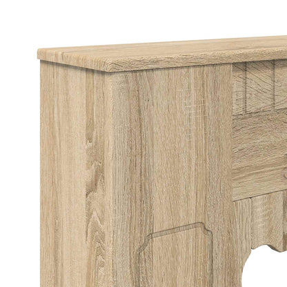 Fireplace Surround Sonoma Oak 93 x 20 x 89 cm Engineered Wood