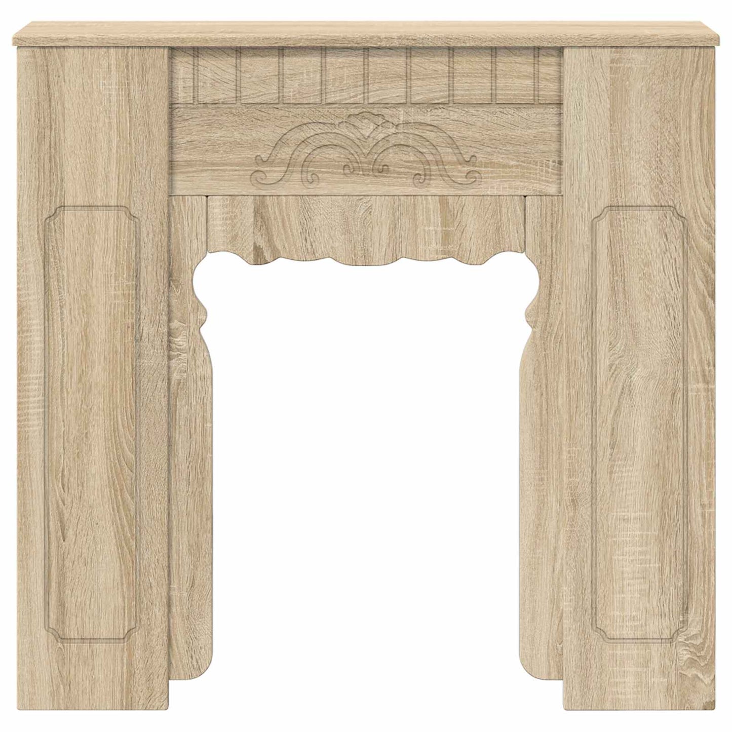 Fireplace Surround Sonoma Oak 93 x 20 x 89 cm Engineered Wood