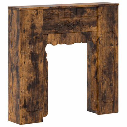 Fireplace Surround Smoked Oak 93 x 20 x 89 cm Engineered Wood