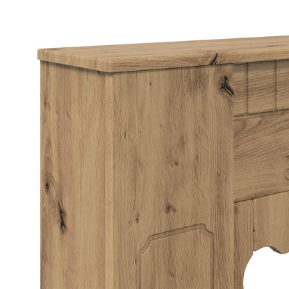 Fireplace Surround Artisan Oak 93 x 20 x 89 cm Engineered Wood