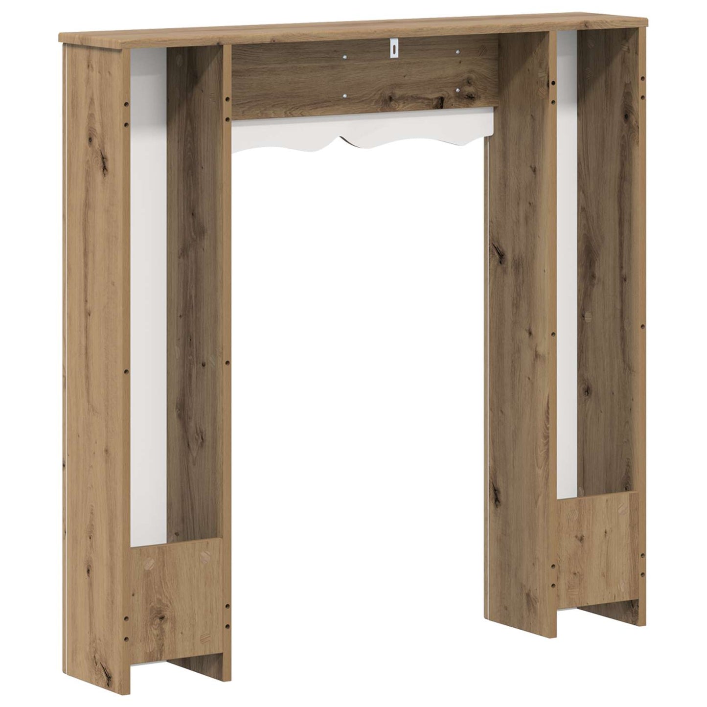 Fireplace Surround Artisan Oak 102 x 20 x 102 cm