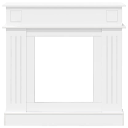 Fireplace Surround White 102 x 26 x 100 cm Engineered Wood