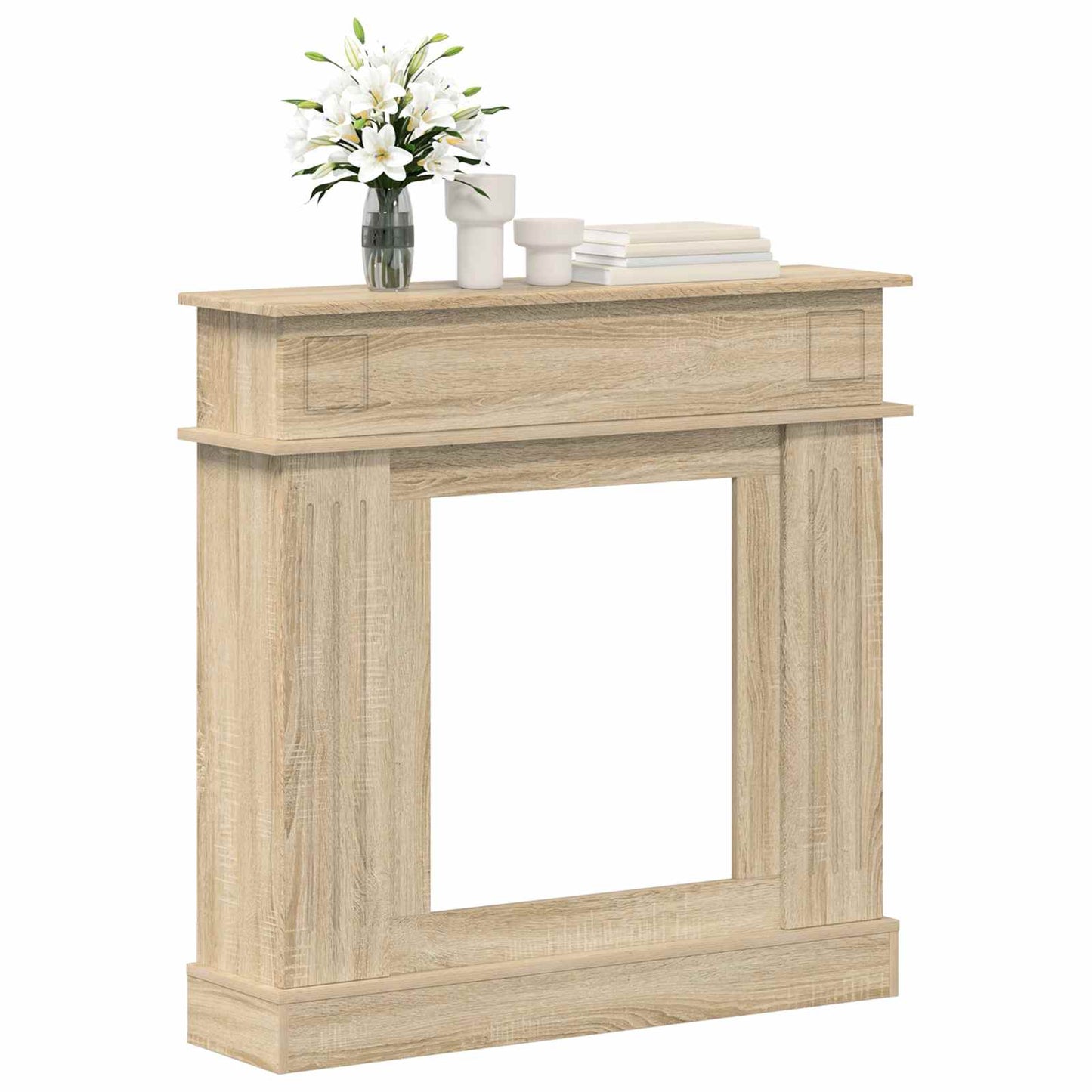 Fireplace Surround Sonoma 102 x 26 x 100 cm Engineered Wood