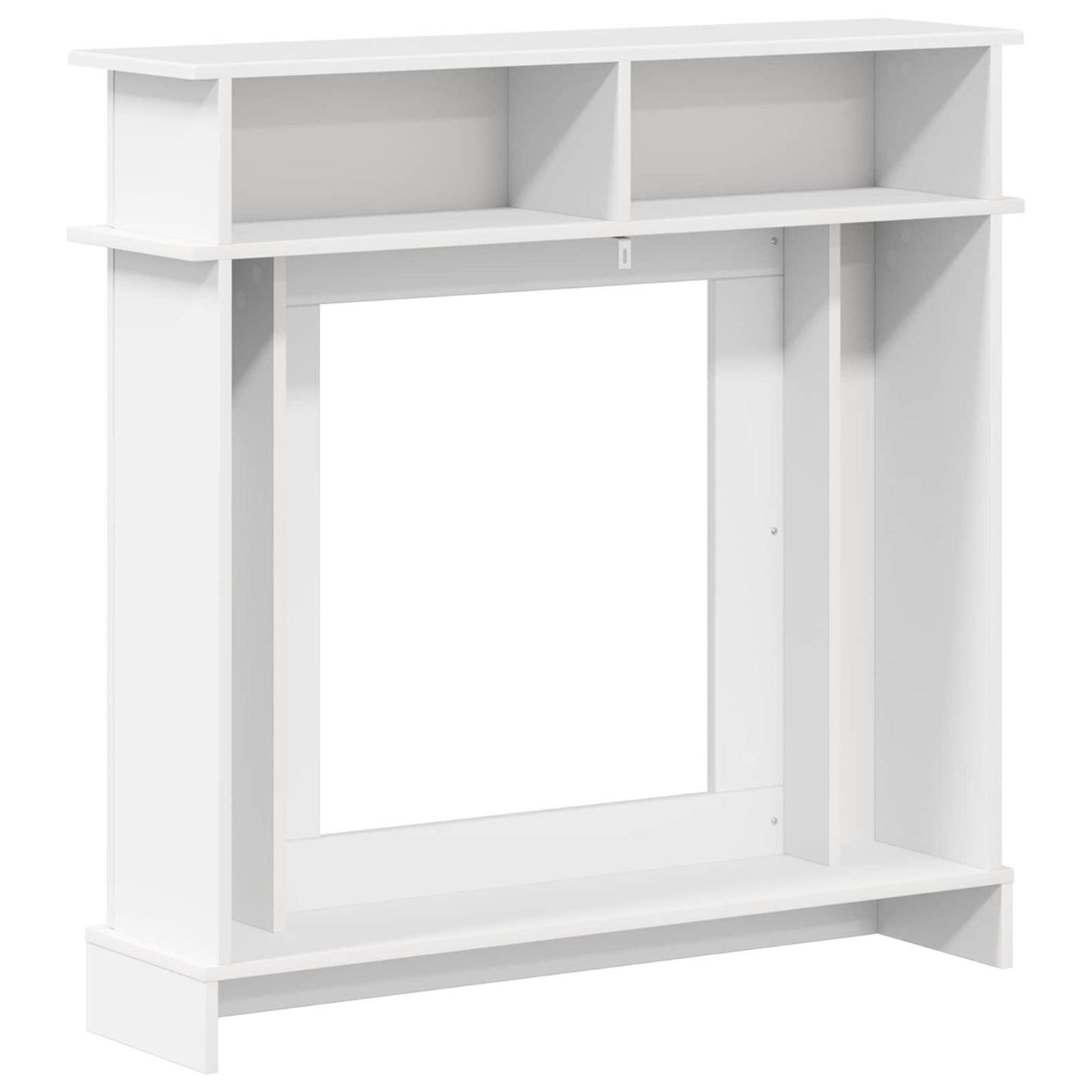 Fireplace Surround Gloss White 102 x 26 x 100 cm