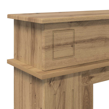 Fireplace Surround Artisan Oak 102 x 26 x 100 cm