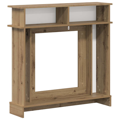 Fireplace Surround Artisan Oak 102 x 26 x 100 cm