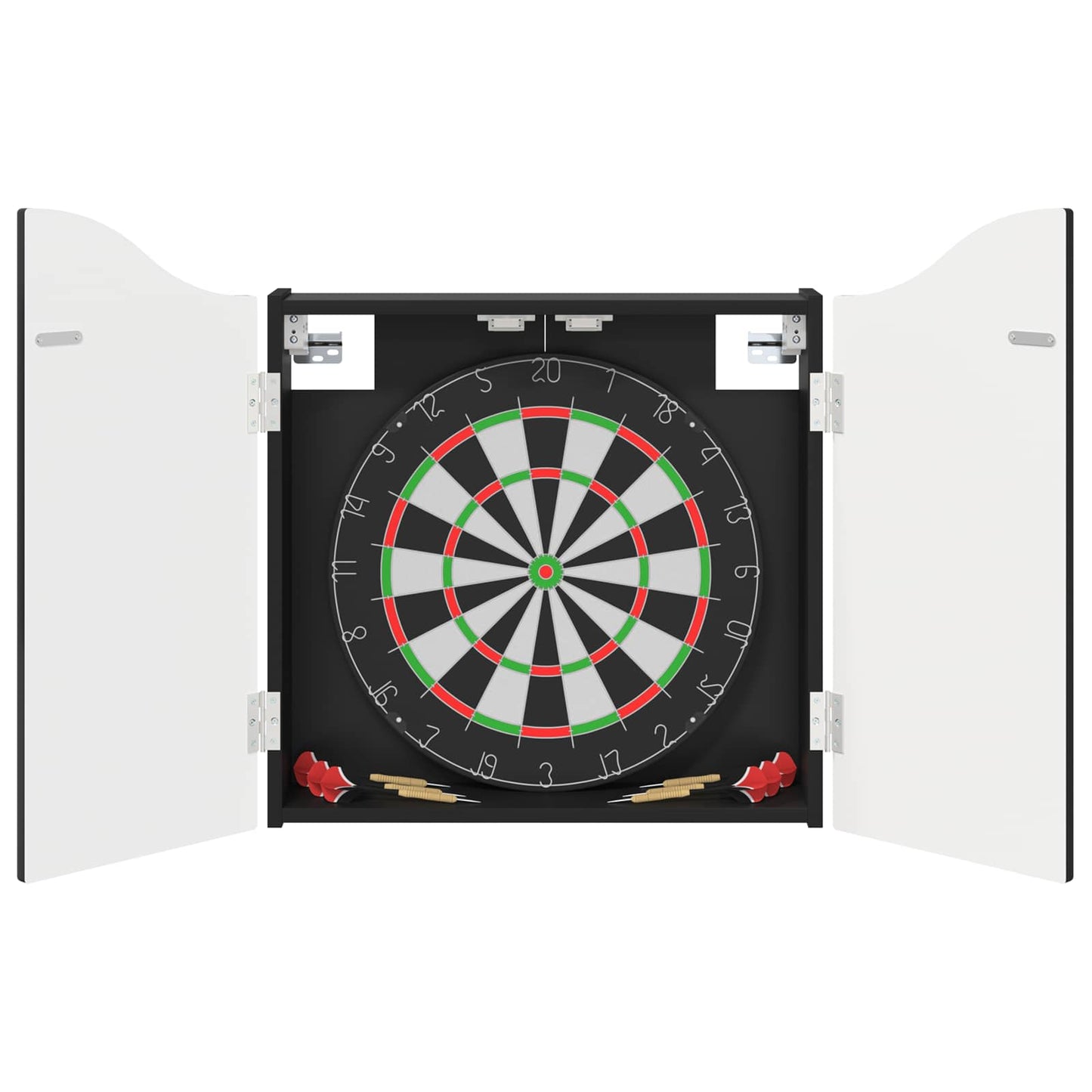 Dartboard Cabinet Black 56 x 12 x 63 cm Engineered Wood