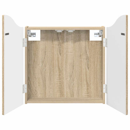 Dartboard Cabinet Sonoma Oak 56 x 12 x 63 cm Engineered Wood