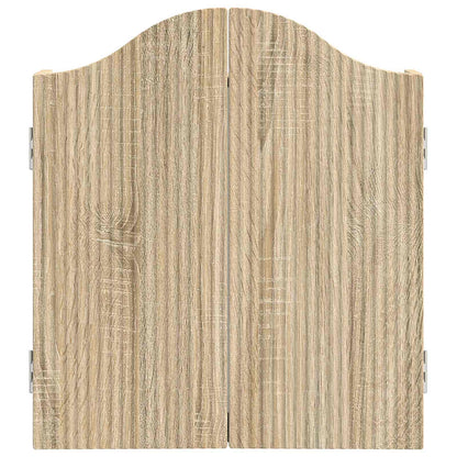 Dartboard Cabinet Sonoma Oak 56 x 12 x 63 cm Engineered Wood