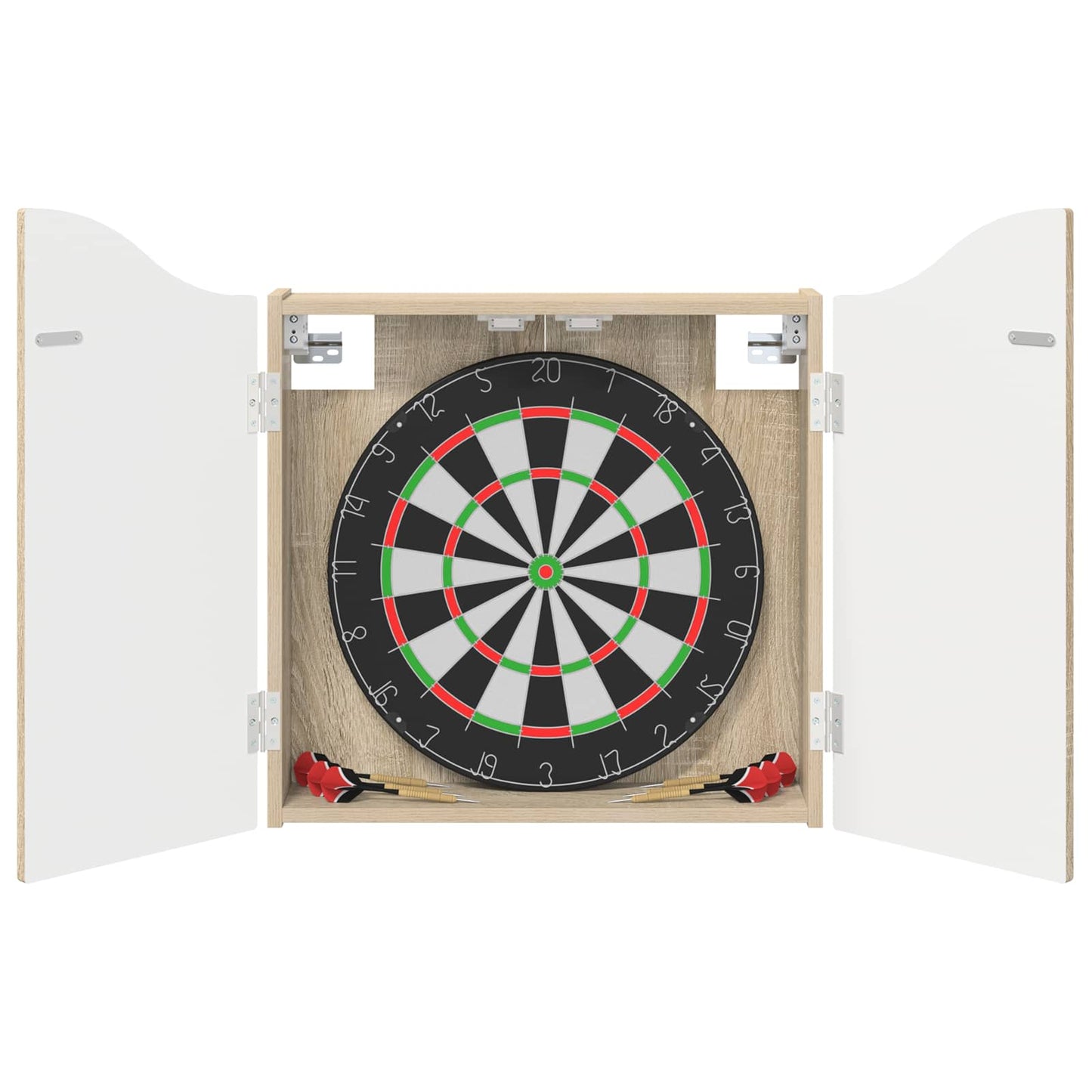Dartboard Cabinet Sonoma Oak 56 x 12 x 63 cm Engineered Wood