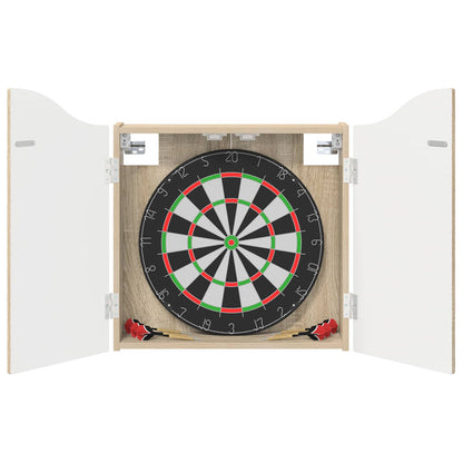 Dartboard Cabinet Sonoma Oak 56 x 12 x 63 cm Engineered Wood