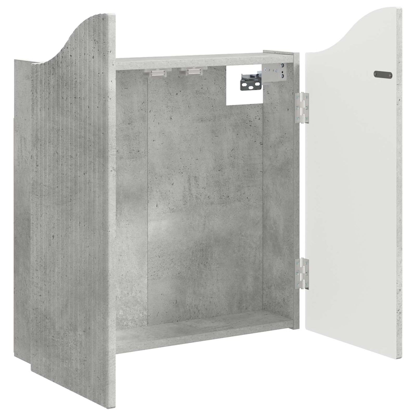 Dartboard Cabinet Concrete Grey 56 x 12 x 63 cm Engineered Wood