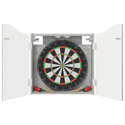 Dartboard Cabinet Concrete Grey 56 x 12 x 63 cm Engineered Wood