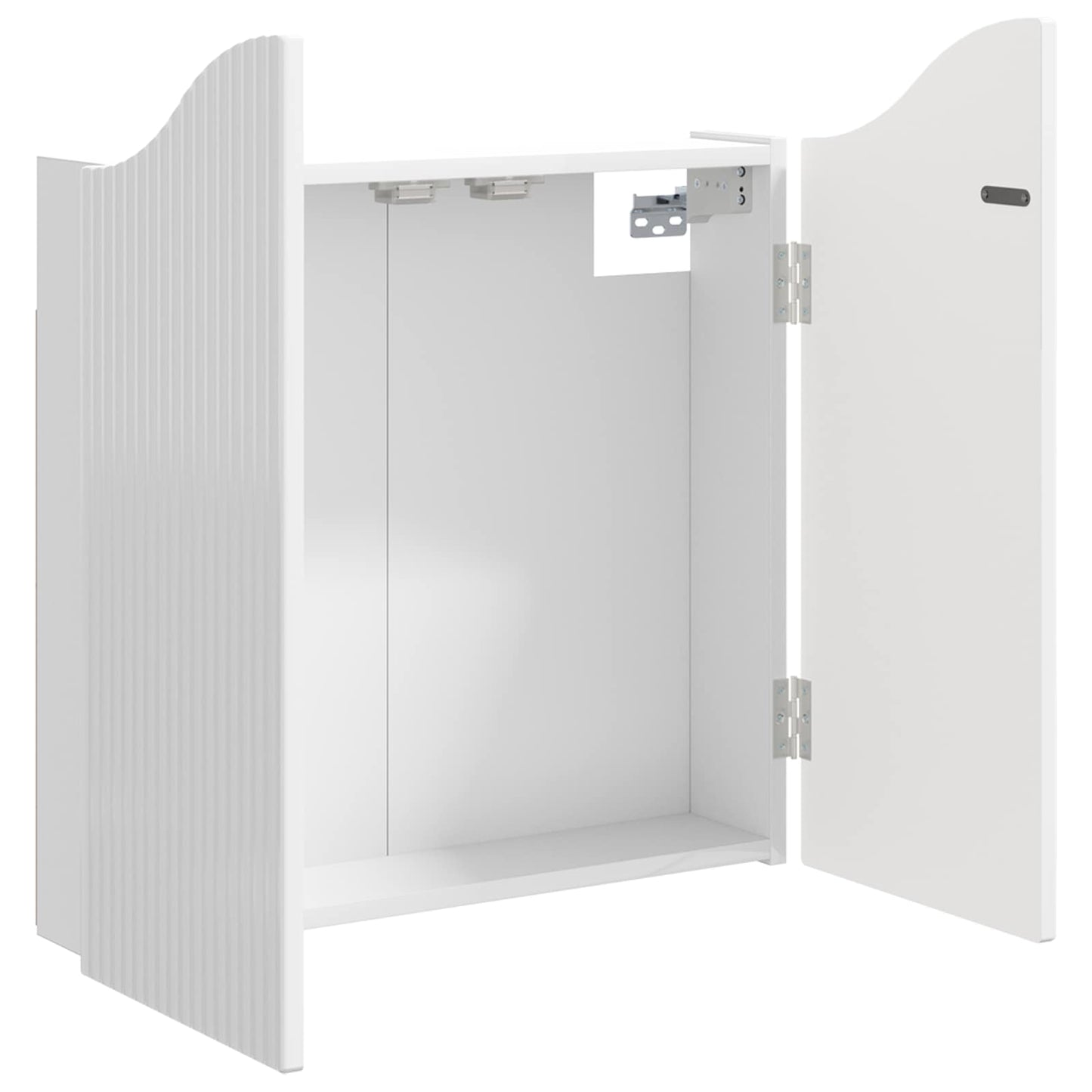 Dartboard Cabinet High Gloss White 56 x 12 x 63 cm