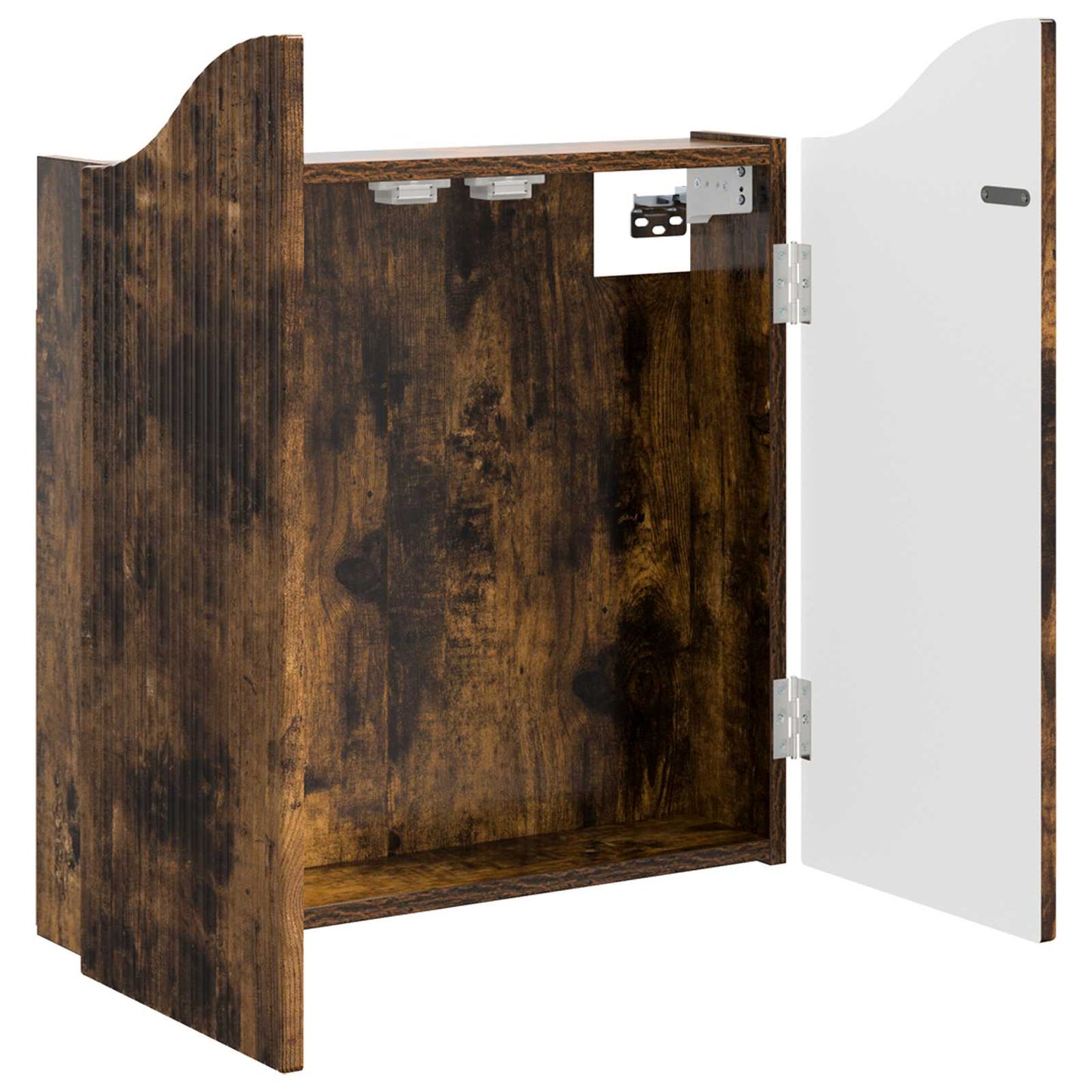 Dartboard Cabinet Smoked Oak 56 x 12 x 63 cm Engineered Wood
