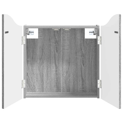 Dartboard Cabinet Grey Sonoma 56 x 12 x 63 cm Engineered Wood