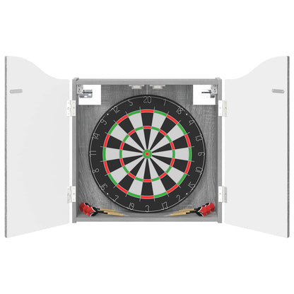 Dartboard Cabinet Grey Sonoma 56 x 12 x 63 cm Engineered Wood