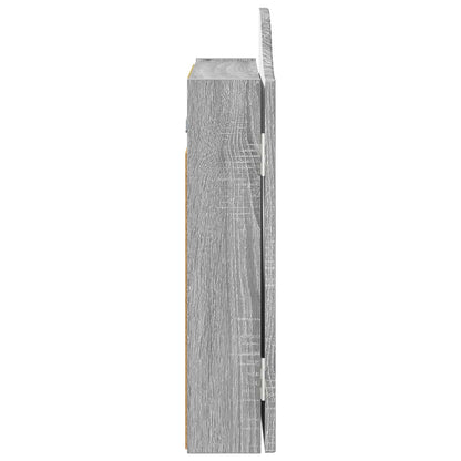 Dartboard Cabinet Grey Sonoma 56 x 12 x 63 cm Engineered Wood