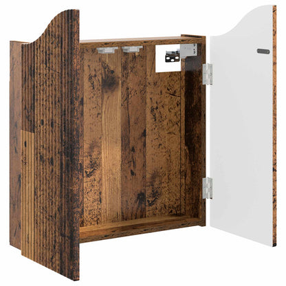 Dartboard Cabinet Old Wood 56 x 12 x 63 cm Engineered Wood