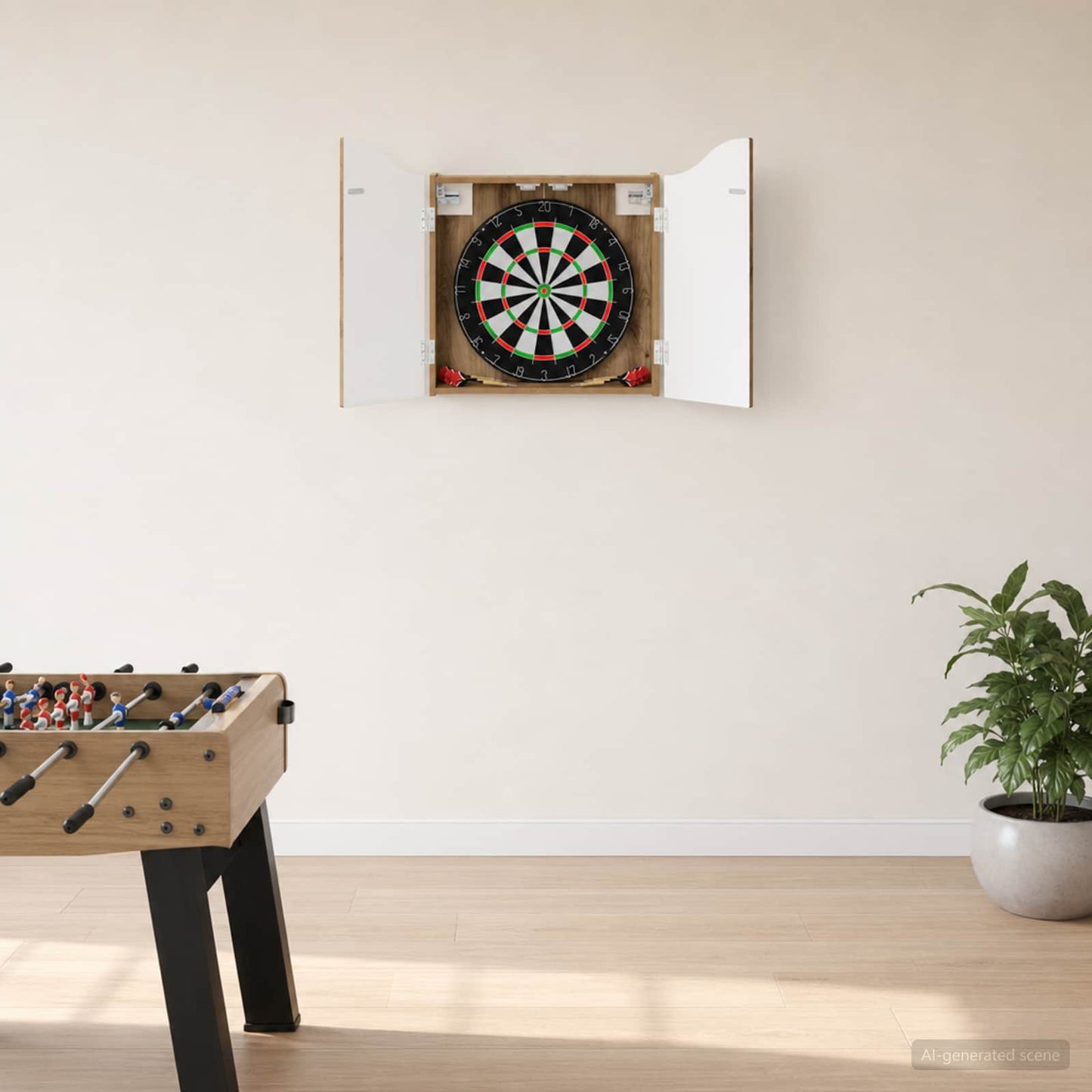 Dartboard Cabinet Artisan Oak 56 x 12 x 63 cm Engineered Wood