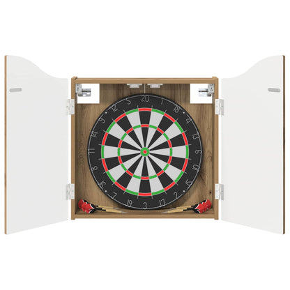 Dartboard Cabinet Artisan Oak 56 x 12 x 63 cm Engineered Wood