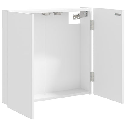 Dartboard Cabinet White 56 x 12 x 53.5 cm Engineered Wood