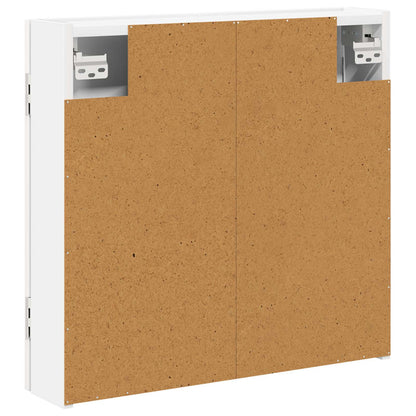 Dartboard Cabinet White 56 x 12 x 53.5 cm Engineered Wood