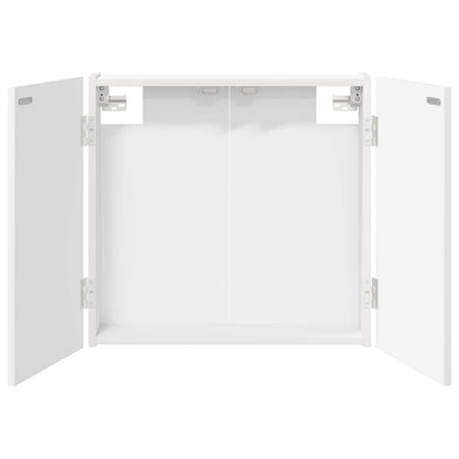 Dartboard Cabinet White 56 x 12 x 53.5 cm Engineered Wood