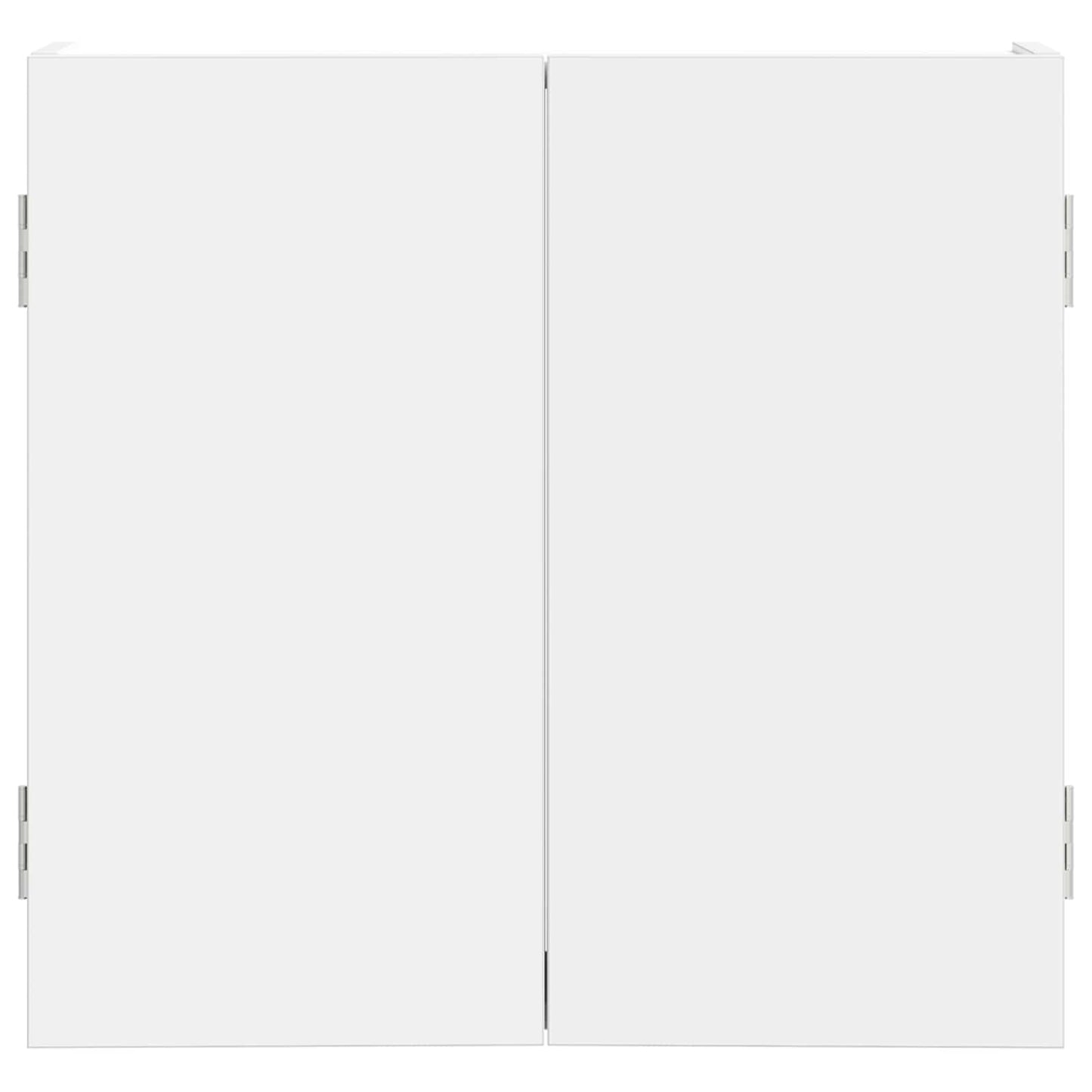 Dartboard Cabinet White 56 x 12 x 53.5 cm Engineered Wood
