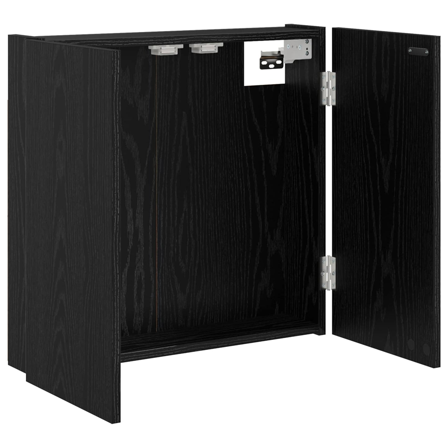 Dartboard Cabinet Black Oak 56 x 12 x 53.5 cm Engineered Wood