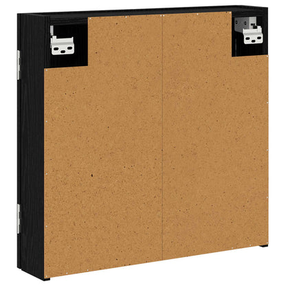 Dartboard Cabinet Black Oak 56 x 12 x 53.5 cm Engineered Wood